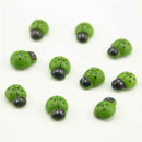 100x Mini Self Adhesive Wooden Ladybird Stick On Lady Craft Card Wood Bu hot.