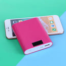 1.5A Digital Display Power Bank Case Shell 18650 Battery Holder Box (Pink)