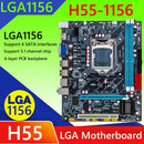 Gaming PC Accessory Desktop Computer H55 DDR3 for LGA 1156/i3/i5/i7