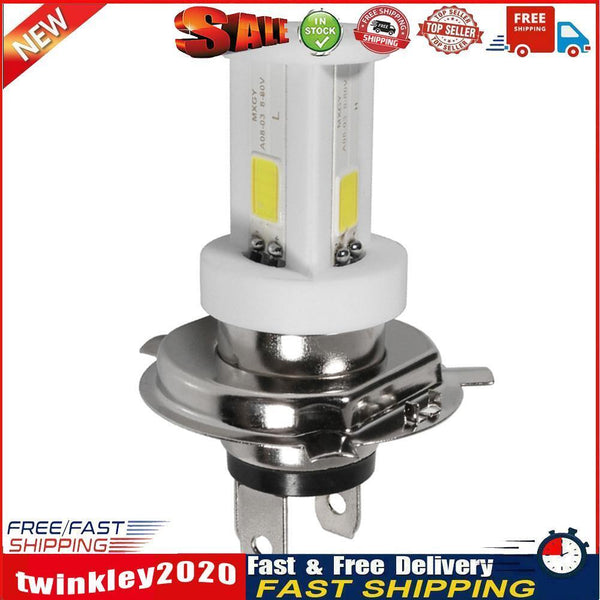 H4 Ceramic LED Bulb 6500K 1080LM High Low Beam for Motorcycle Headlight Newly