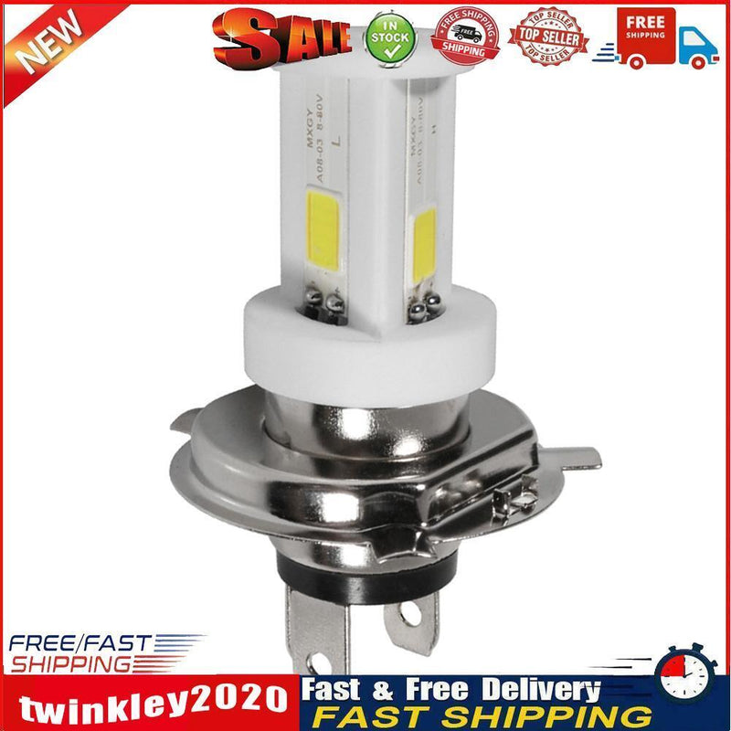 H4 Ceramic LED Bulb 6500K 1080LM High Low Beam for Motorcycle Headlight Newly