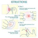 Food Grade Silicone Nipple Protector with Storage Case Nipple Everters Clear
