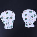 5Pair Soft Cotton Baby Gloves Four Seasons Gloves Newborn Safety Gloves Newly