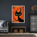 Full Round Drill Diamond Painting Halloween Kitten Kits Picture DIY Wall Artwork
