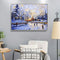 Ski Digital Canvas Handmade Acrylic Color Drawing Kit DIY Hand Painted Artwork