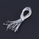 24pcs Snowflakes Xmas Tree Decor Plastic Glitter Snow Flake(Light Blue) Newly