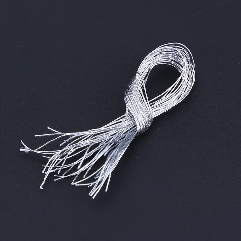 24pcs Snowflakes Xmas Tree Decor Plastic Glitter Snow Flake(Light Blue) Newly