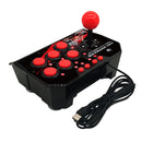 4-in-1 Retro Arcade Game Joystick Station USB Wired TURBO Rocker Controller