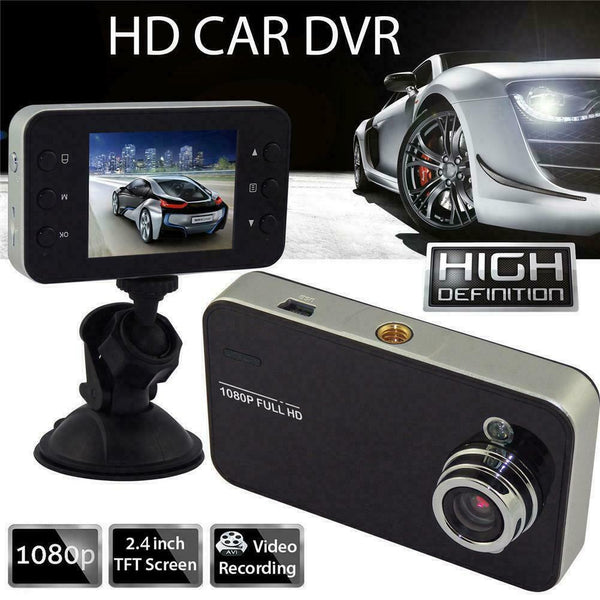 1080P 2.4" HD TFT Car Dash Camera Video Register Recorder Vision DVR Cam X5J5