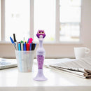 Vase 5D Diamond Painting Point Drill Pen DIY Craft (Purple Owl w/ Drill)