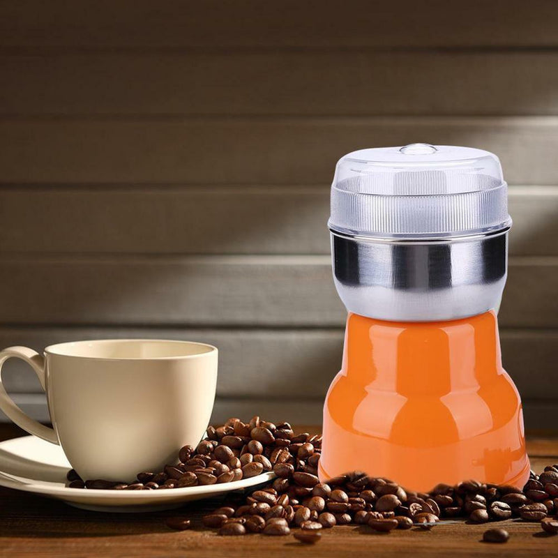 Electric Coffee Milling Grinder Grinding Beans Spices Nuts Blades Machine hot.