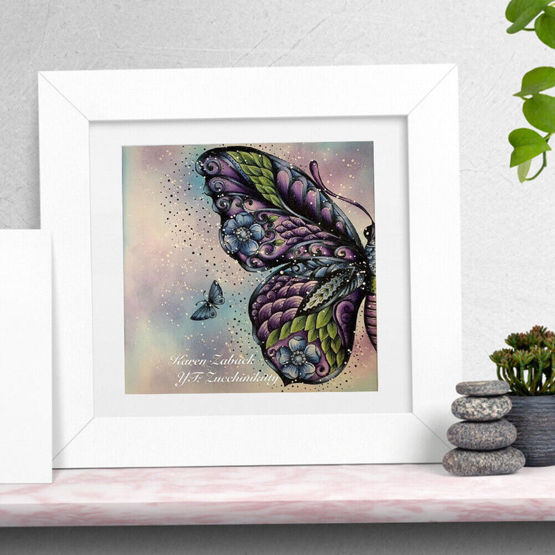 Half Butterfly Oil Paint By Numbers Kits DIY Handpainted Animal Wall Art