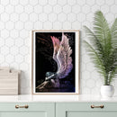 5D Kit Rhinestone Picture DIY Angel with Wings Full Round Drill Diamond Painting