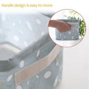 Cotton Linen Desktop Storage Box Laundry Basket Folding Sundry Storage Baskets