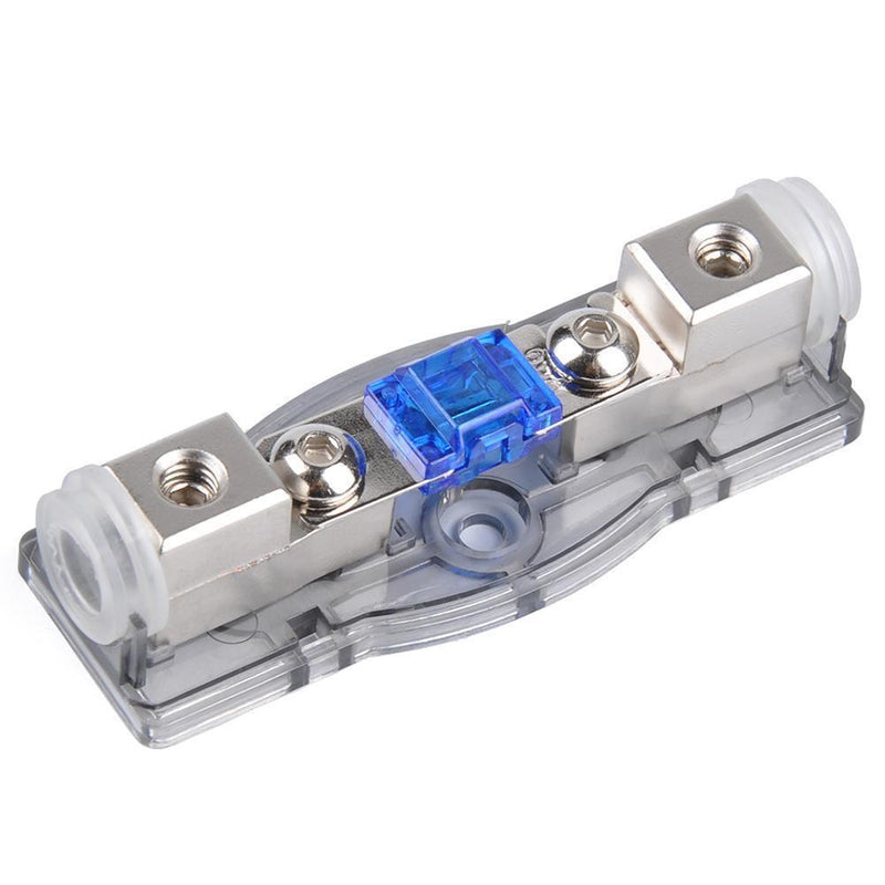 Car Audio 60 AMP Mini ANL Fuse Holder Block 4/8 GA IN 4/8 GA OUT with Fuse