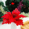 Wedding Favors Glitter Ornament Poinsettia Xmas Gift Christmas Tree Flowers