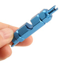 BOLANY Bike Valve Core Tool Aluminum Valve Core Wrench for Presta American Valve