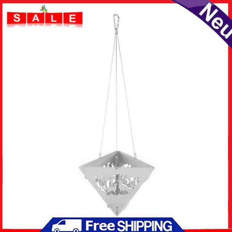 Outdoor Camping Picnic BBQ Stainless Steel Campfire Hanging Triangle Stove Set