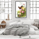 Partial Cross Stitch Handcraft 11CT Stamped Butterfly Flower Needlework Decor