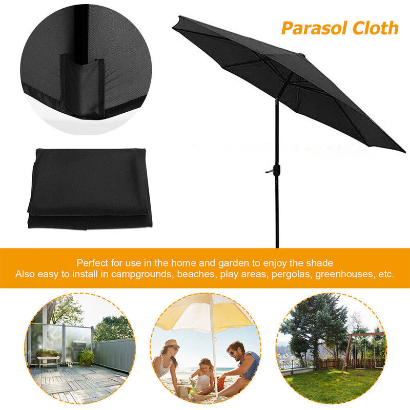 Parasol Sunshade Umbrella Cover Outdoor Garden Windshield UV Protection Cloth