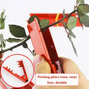 Flower Rose Thorn Stem Leaf Stripper Removing Burrs Rose Pliers DIY Florist Tool