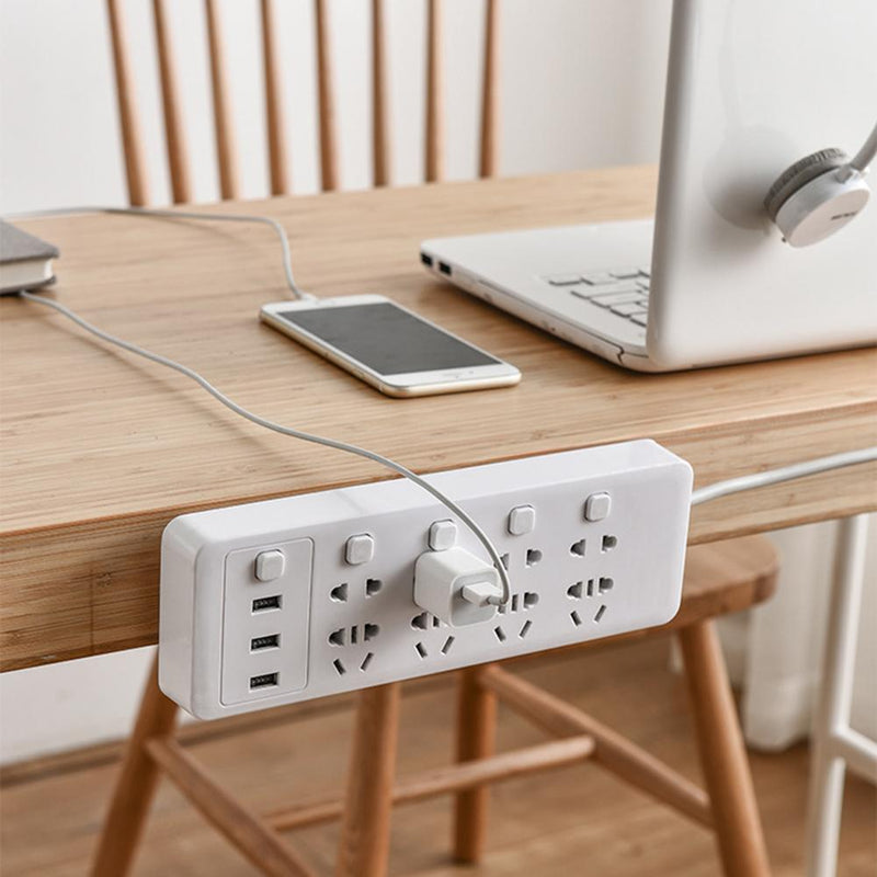 Multi-function Punch-free Socket Fixer Holder Wall-mounted Household Supply