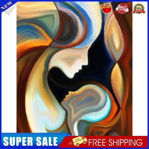 DIY Full Square Drill Diamond Painting Abstract Lady Embroidery Needlework