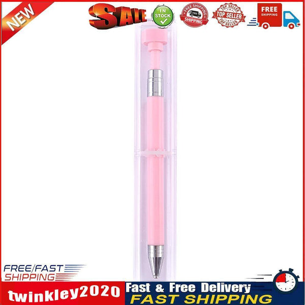 DIY Diamond Painting Rotary Automatic Square/Round Drill Pen Kits (Pink) Newly