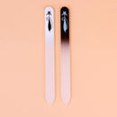 RLFS 2pcs/set Printed Double Sided Glass Nail File Manicure Polishing Nail