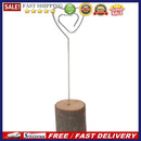 10pcs Wedding Photo Wooden Heart Seat Clips Table Card Picture Holder Party Prop