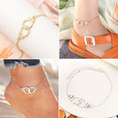 Punk Women Jewelry Fashion Handcuffs Shape Anklet Bracelet Anklets Creative
