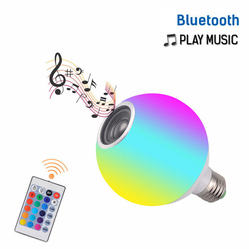 40W LED Ball Light Bluetooth-compatible Music RGB Colorful Light E27 Bulb C