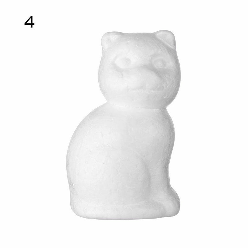 Decoration Party Supplies White Polystyrene Styrofoam Foam Balls Animals Shape