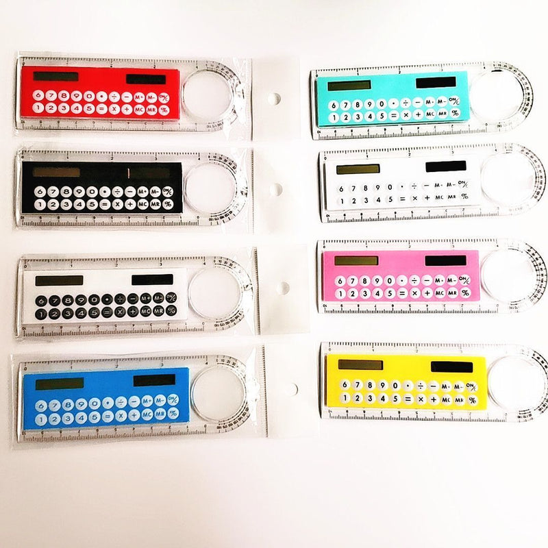 Display Office Stationery Calculator Ruler Scientific Solar Energy Calculator