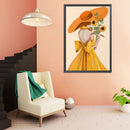Sunflower Girl Full Cross Stitch 11CT Printed Embroidery Craft Kits Home Decor