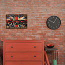 Square Metal Sign Retro Motorcycle Wall Posters Decor for Home Cafe Bar Plate