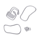 4pcs Beach Slippers Metal Punching Molds DIY Scrapbook Emboss Stencils Craft
