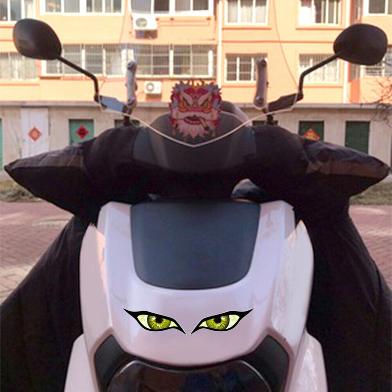 #A Universal Eyes Rearview Mirror Stickers DIY Self-adhesive Car Styling Decals