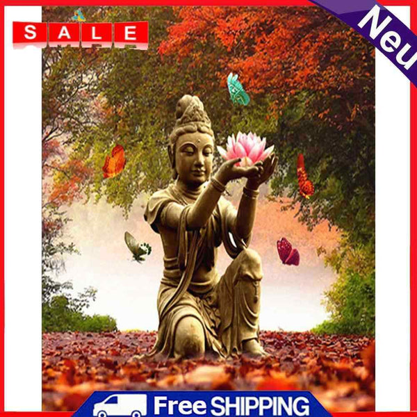 Religion Buddha Oil Paint By Numbers Wall Art Posters Picture Craft Home Gift