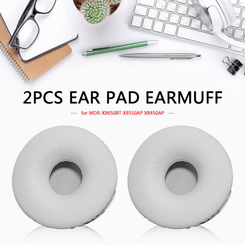 PU Leather Ear Cushions Pads for SONY MDR XB650BT XB550AP XB450AP Earpads Newly