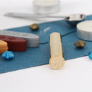 Retro Cylindrical Sealing Wax Brass Envelope Stamp Customs Accessories (B) Newly