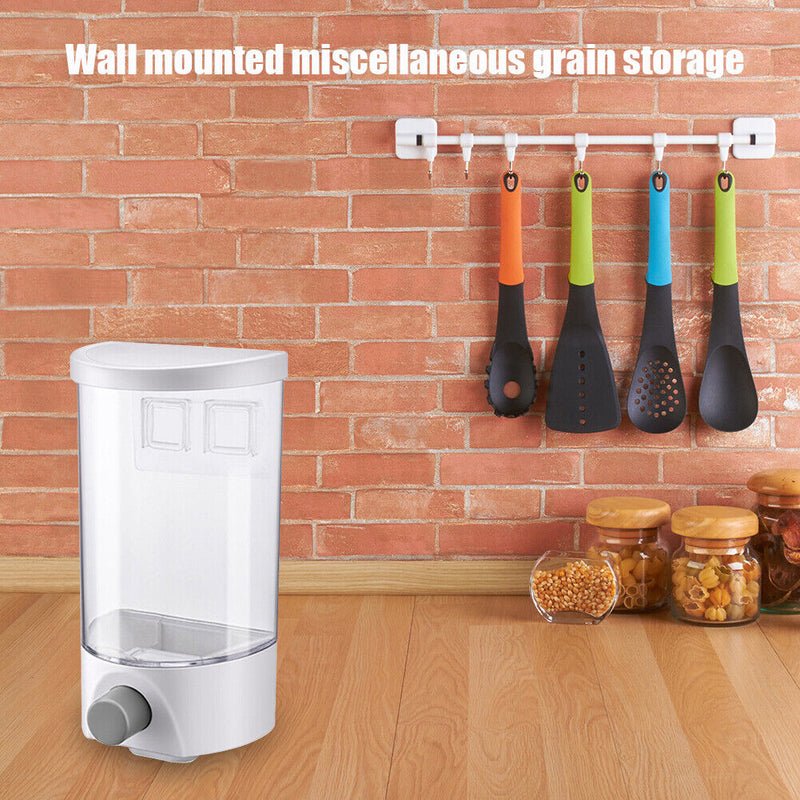 Kitchen Food Storage Box Grain Moisture-Proof Sealed Cans Quantitative Fall Tank
