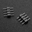 10pcs Male Connector Pin Needle for LED Strip(4Pin RGB3528/5050)(Black) Newly
