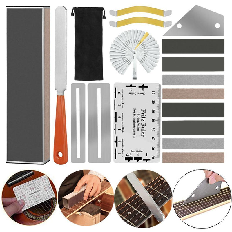 String Splitter Maintenance Tools Repairing Set Guitar Tools Kits Organizer Bag