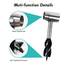 Bushcraft Multipurpose Outdoor Hand Auger Drill Bit Survival Tools Wood Drill