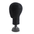 Foam Male Female Head Mold Wigs Glasses Hat Display Holder Stand (Black)