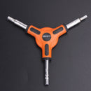 Bike Bicycle Cycling 3 Way (Y Type) Hex Allen Wrench Tool Size 4 5 6mm Newly