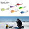 Whale Shaped 2cm 1.6g  Ice Fishing Lure Lead Hard Hook Winter Bait AD-Sharp