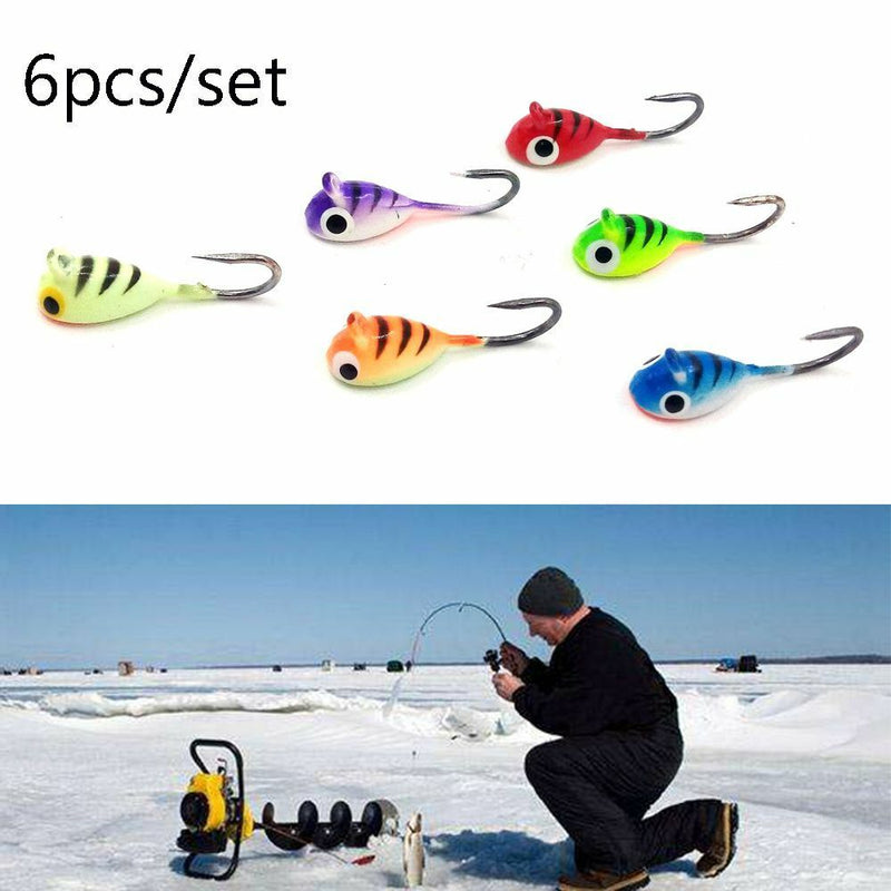 Whale Shaped 2cm 1.6g  Ice Fishing Lure Lead Hard Hook Winter Bait AD-Sharp