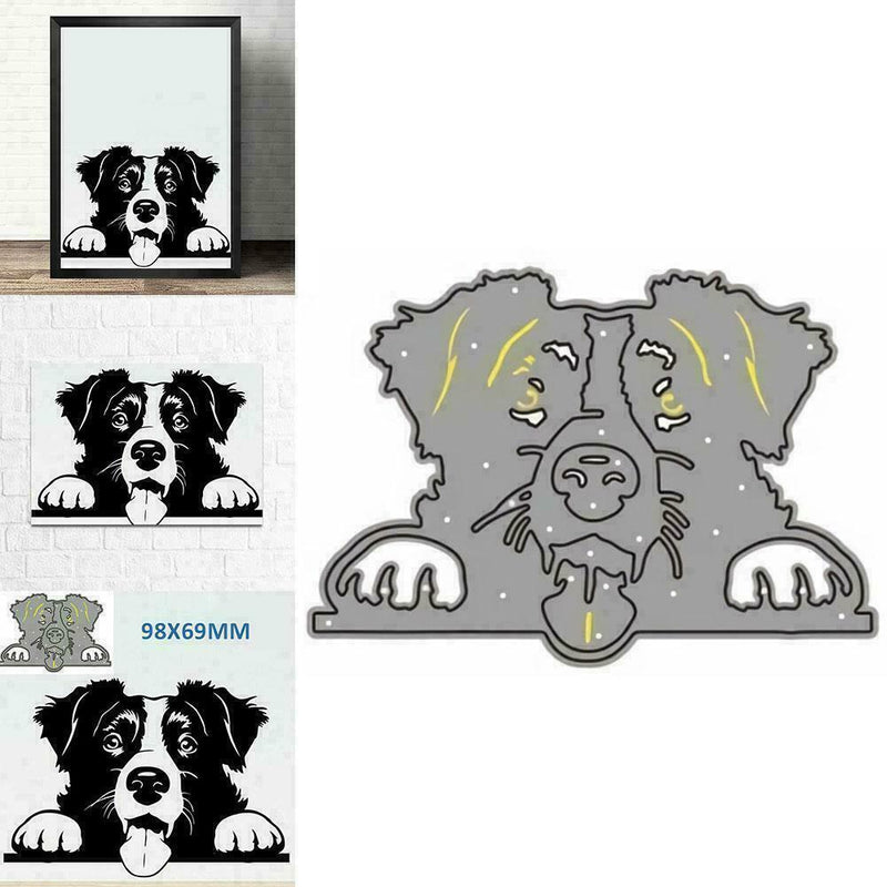 Dog Metal Cutting Dies Cutting Stencil DIY Scrapbooking Card E0E5 Paper Q4E4